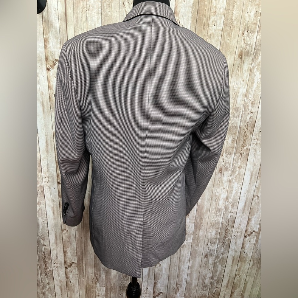 Bar III Gray Tailored Sport Coat with Notched Lapels - Picture 5 of 9